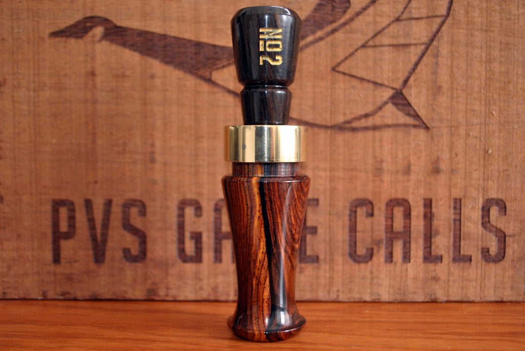 N0.2 - Cocobolo and Blackwood Duck Call